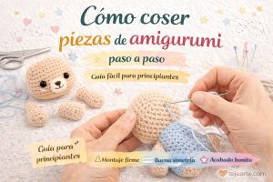 Cómo coser piezas de amigurumi