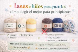 Lanas e hilos para punto
