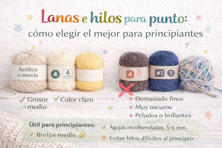 Lanas e hilos para punto