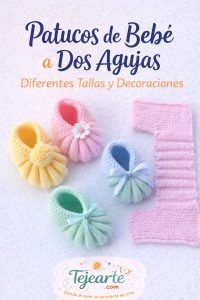 Patrón de Patucos a Dos Agujas