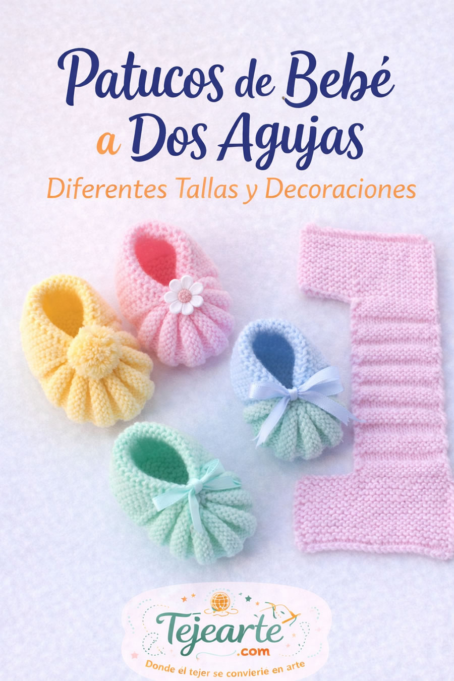 Patrón de Patucos a Dos Agujas