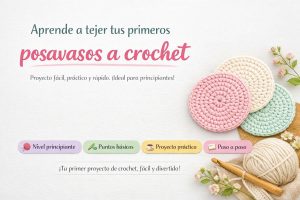 Posavasos a crochet fáciles