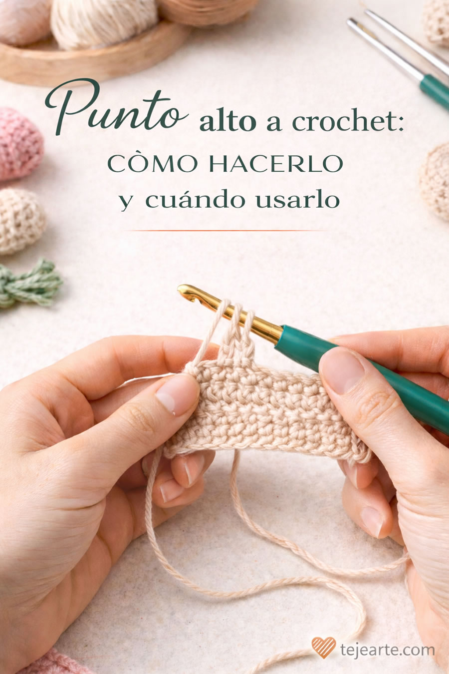 Punto alto a crochet