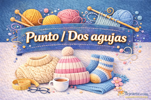 Patrones de punto o dos agujas