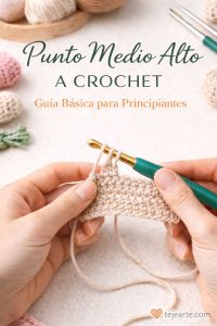 Punto medio alto a crochet