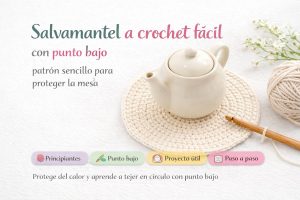Salvamantel a crochet fácil