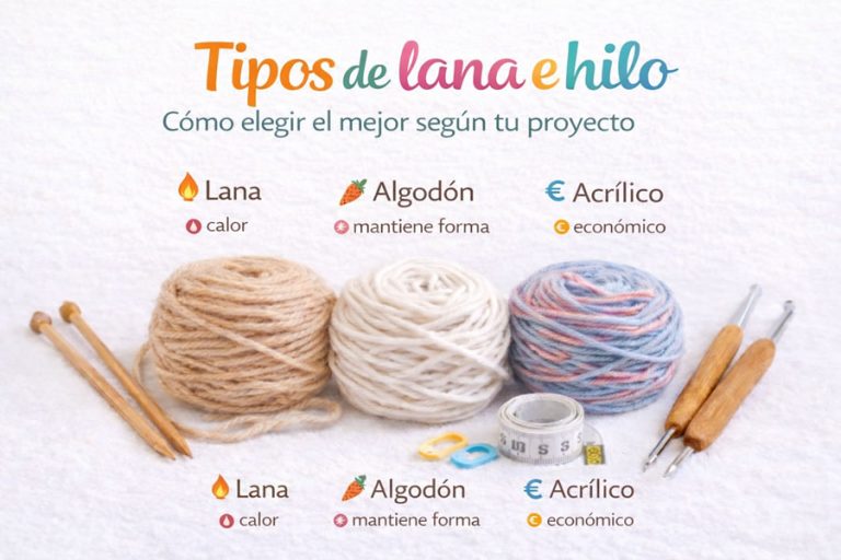 Tipos de lana e hilo