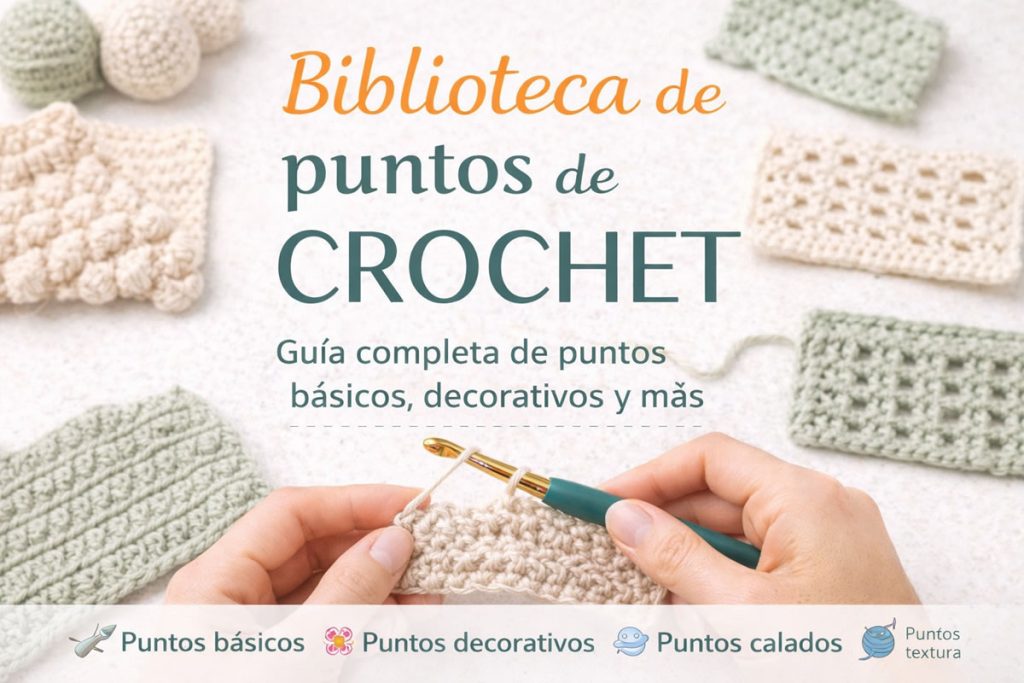 Biblioteca de puntos de crochet
