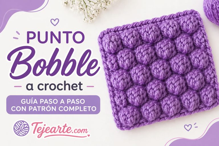 Punto bobble a crochet