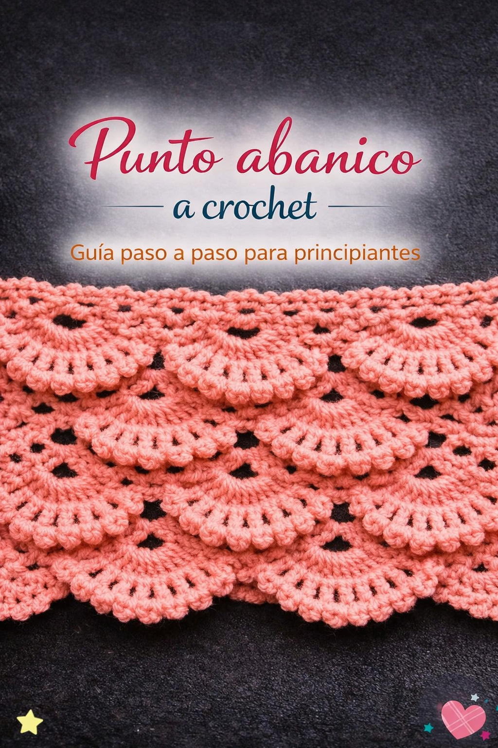 Punto abanico crochet