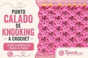 punto calado de Knooking