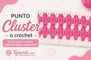 Punto cluster a crochet