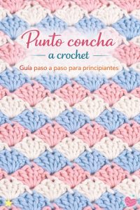 Punto concha a crochet