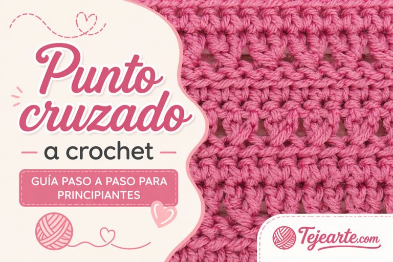 Punto cruzado a crochet