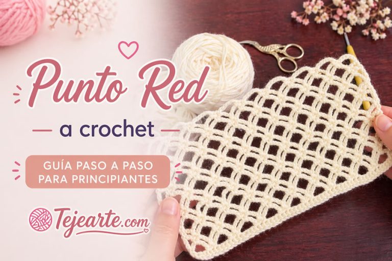 Punto red a crochet