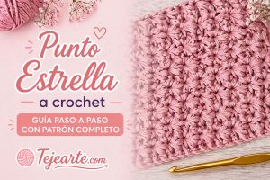 Punto estrella a crochet