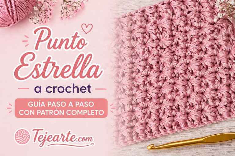 Punto estrella a crochet