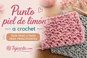 Punto piel de limón a crochet