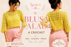Blusa calada a crochet