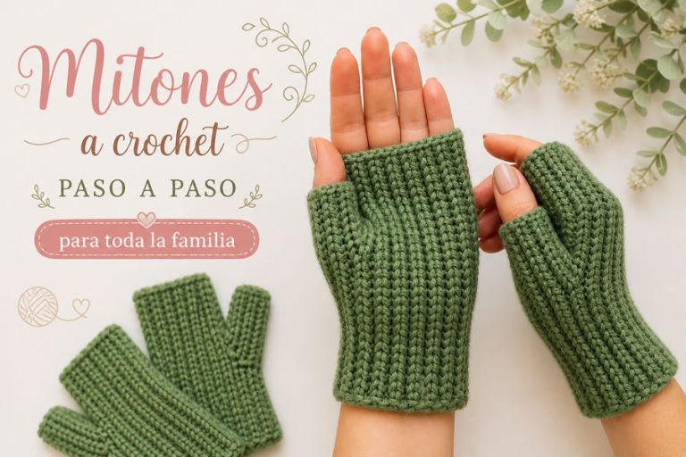 Mitones a crochet